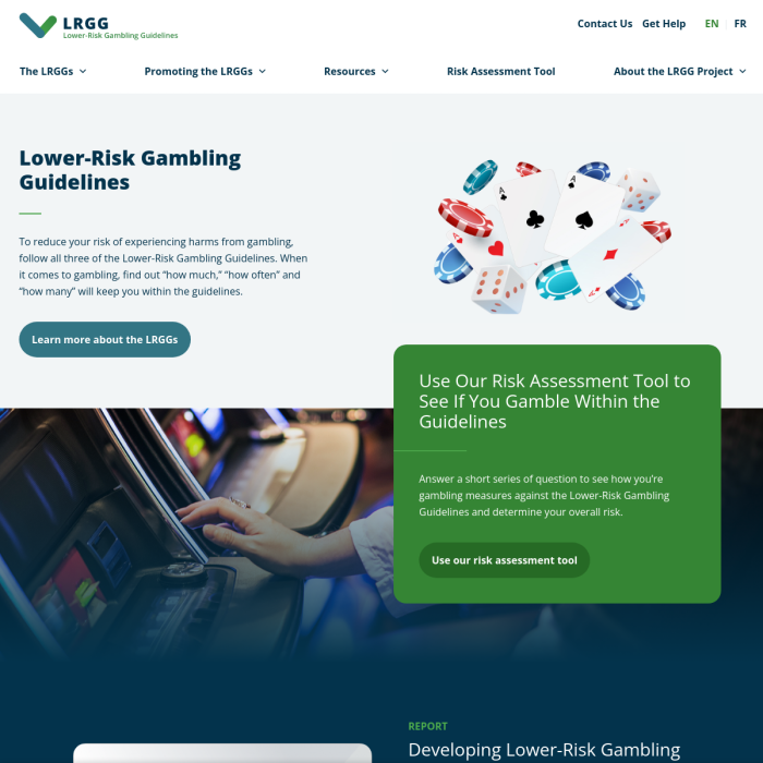 Lower-Risk Gambling Guidelines