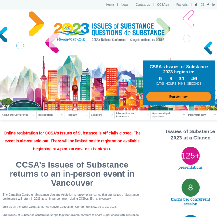 Issues of Substance Conference 2023